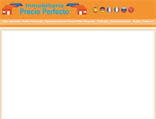 Tablet Screenshot of inmobiliariaprecioperfecto.com